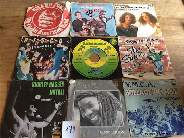 Singles divers 9stuks - afbeelding 1 van  2