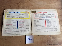 Singles edith piaf 2stuks - afbeelding 2 van  2