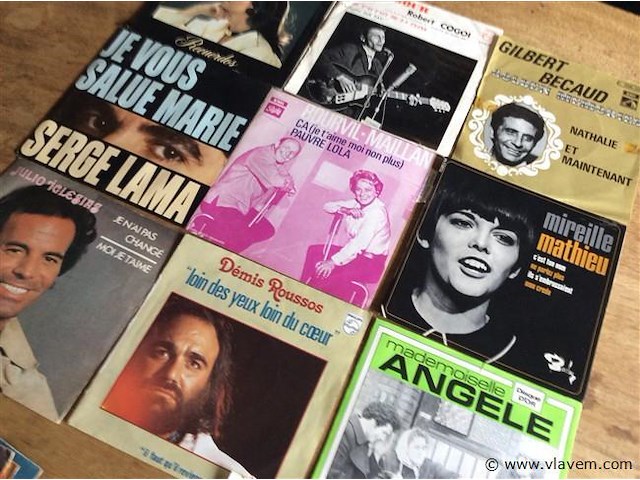 Singles frans 9stuks - afbeelding 2 van  2