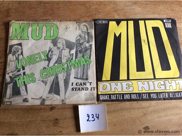 Singles mud 2stuks - afbeelding 1 van  2