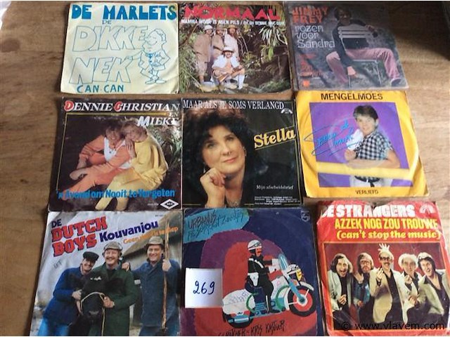 Singles vlaams 9stuks - afbeelding 1 van  1