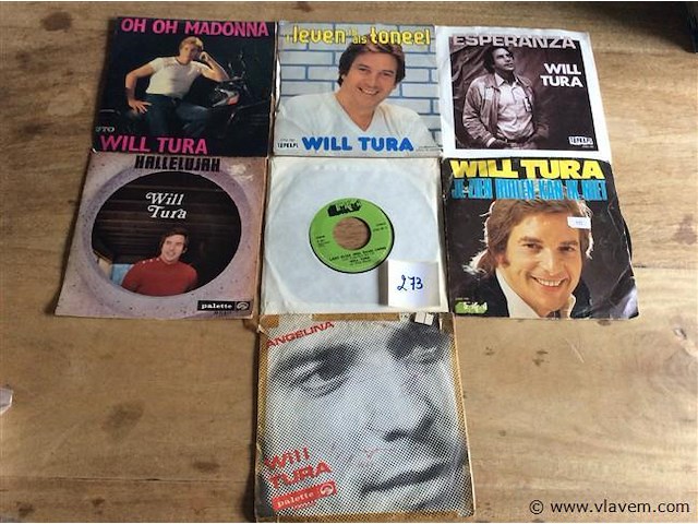 Singles will tura 7stuks - afbeelding 1 van  2