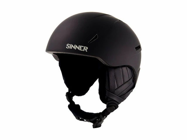 Sinner combi-pack crest skihelm + toxic skibril zwart maat s - afbeelding 1 van  4