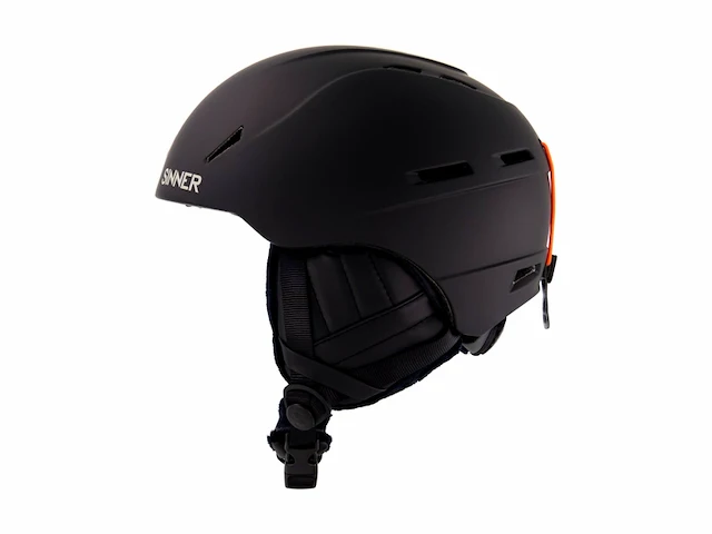 Sinner combi-pack crest skihelm + toxic skibril zwart maat s - afbeelding 3 van  4