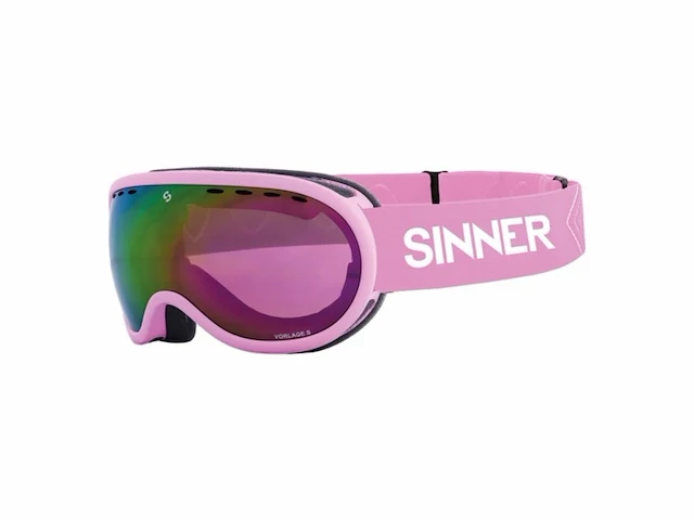 Sinner vorlage s skibril mat roze unisex maat one size - afbeelding 1 van  3