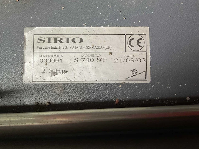 Sirio s 740st veegmachine (benzine) - afbeelding 3 van  14