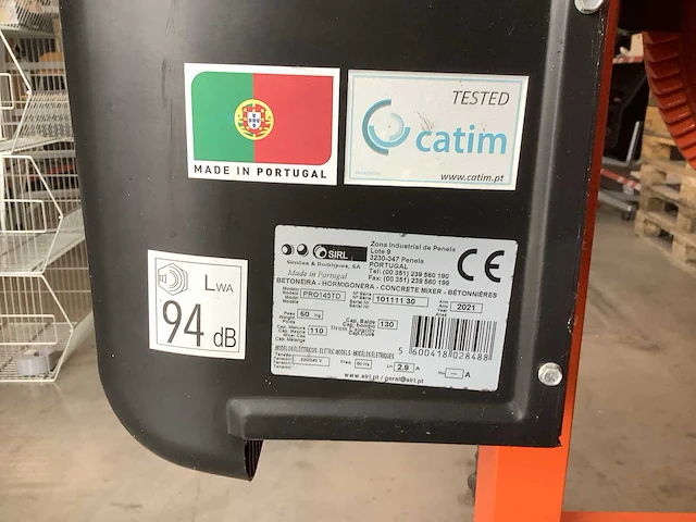 Sirl pro145td betonmixer - afbeelding 8 van  8