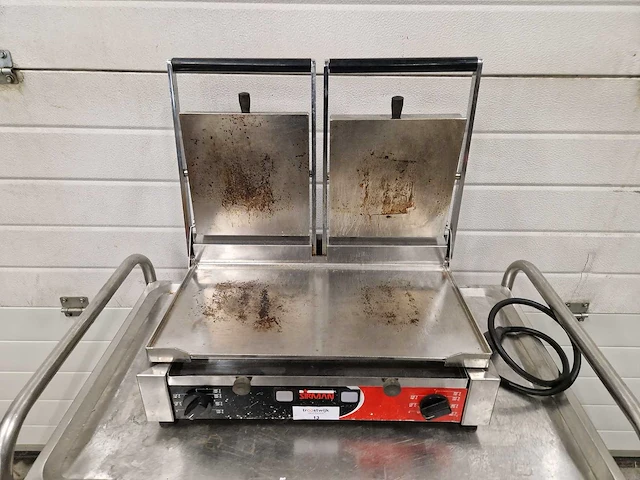 Sirman - - panini grill glad - dubbele contactgrill - afbeelding 2 van  2