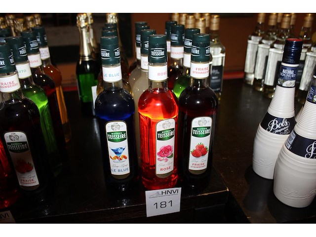 Siroop teisseire in diverse smaken 12 flessen. - afbeelding 1 van  2