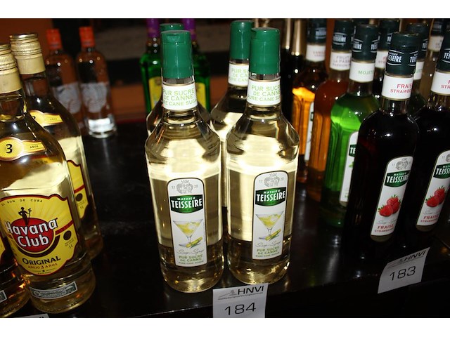 Siroop teisseire in diverse smaken 4 flessen. - afbeelding 1 van  2