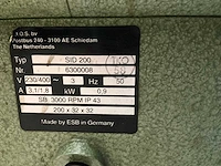 Sirox sid200 dubbelsteens slijpmachine - afbeelding 6 van  9