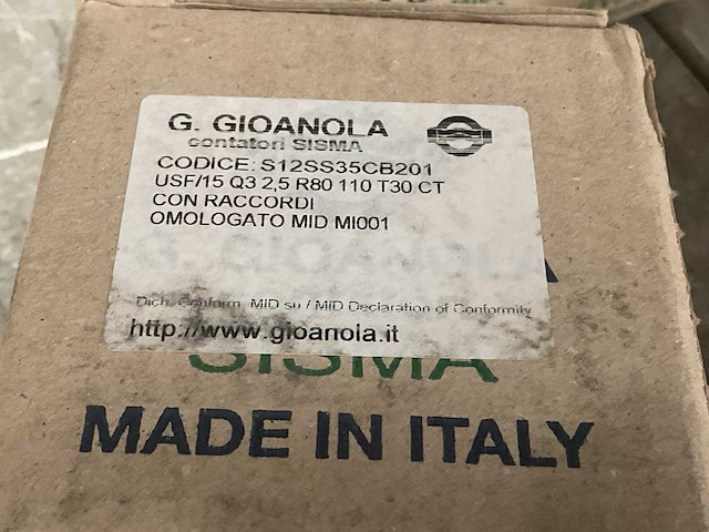 Sisma s12ss35cb201 watermeter (4x) - afbeelding 5 van  6