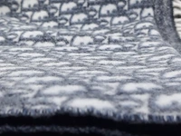 Sjaal dior, cashmere oblique fringed scarf - afbeelding 5 van  8
