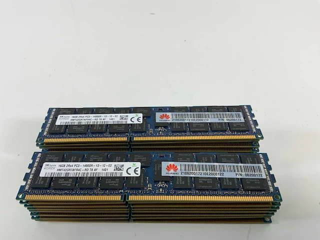 Sk hynix (hmt42gr7afr4c) 16 gb 2rx4 pc3-14900r server ram's (17x) - afbeelding 1 van  6