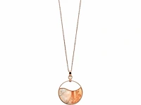 Skagen dames stainless steel parelmoer ketting - afbeelding 1 van  2