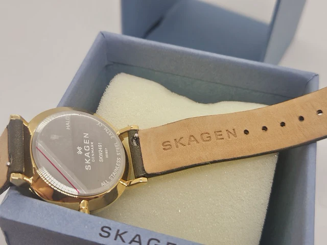 Skagen signatur lille horloge - inclusief doos - afbeelding 6 van  8