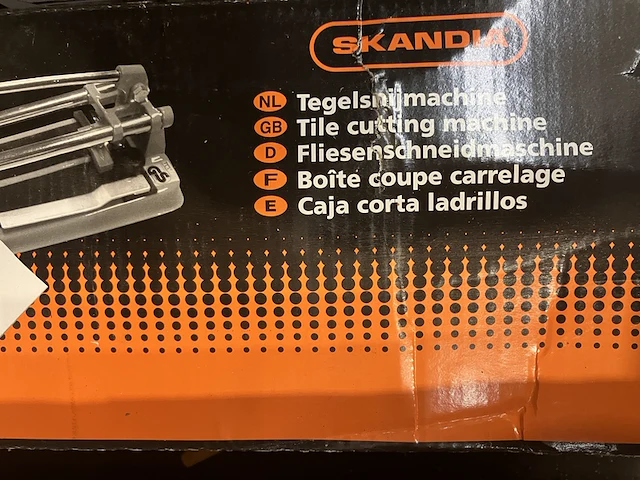Skandia tegelsnijmachine 30 cm - afbeelding 1 van  3