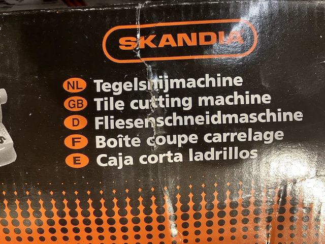 Skandia tegelsnijmachine 30 cm - afbeelding 2 van  3