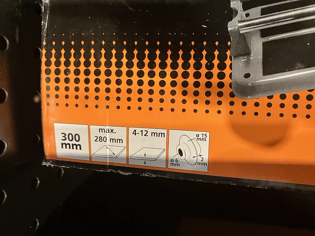 Skandia tegelsnijmachine 30 cm - afbeelding 3 van  3