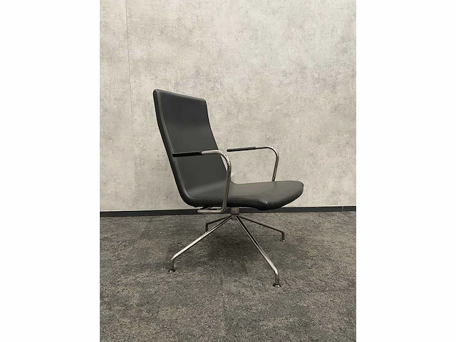 Skandiform - lederen design fauteuil - ongebruikt - afbeelding 6 van  13