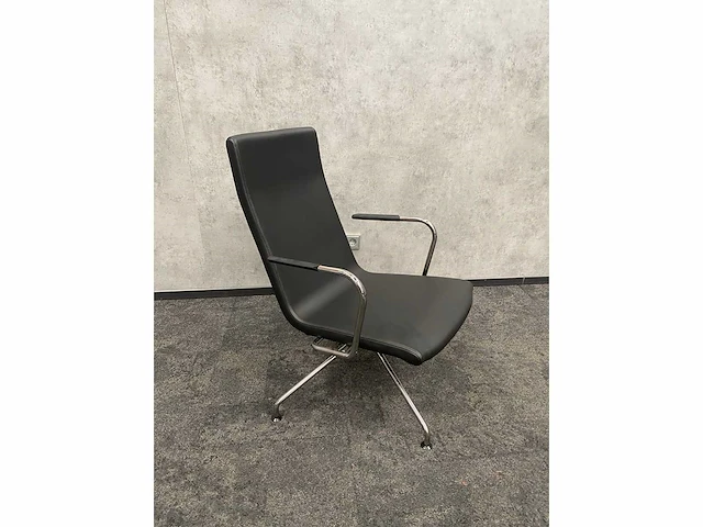 Skandiform - lederen design fauteuil - ongebruikt - afbeelding 7 van  13