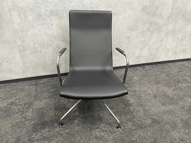 Skandiform - lederen design fauteuil - ongebruikt - afbeelding 9 van  13