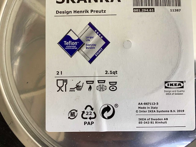 Skänka pan (4x) - afbeelding 5 van  5
