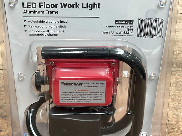 Skilcraft led floor work light - afbeelding 5 van  5