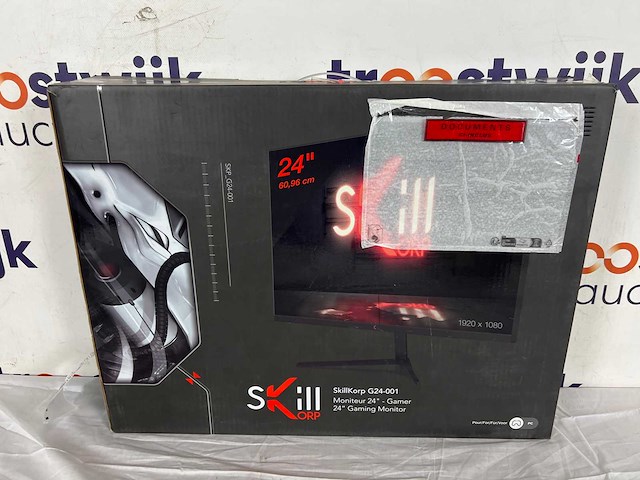 Skillkorp | fhd 165hz gaming monitor g24 001 skp - zwart - afbeelding 2 van  2