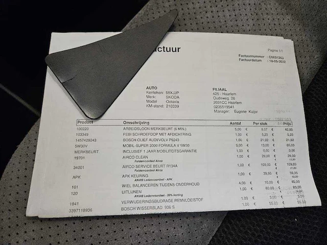 Skoda octavia 2.0 tfsi rs, 59-xj-jp - afbeelding 9 van  17