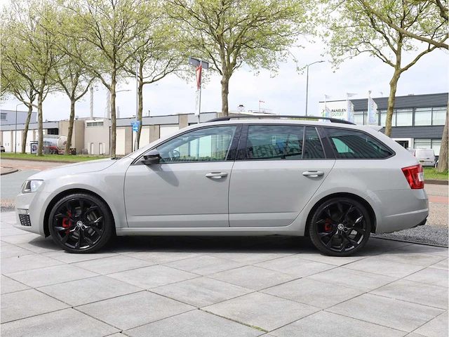Skoda octavia combi rs 2.0 tsi 230pk automaat 2016 vol leer keyless memory canton dab 19inch, s-023-lh - afbeelding 12 van  40