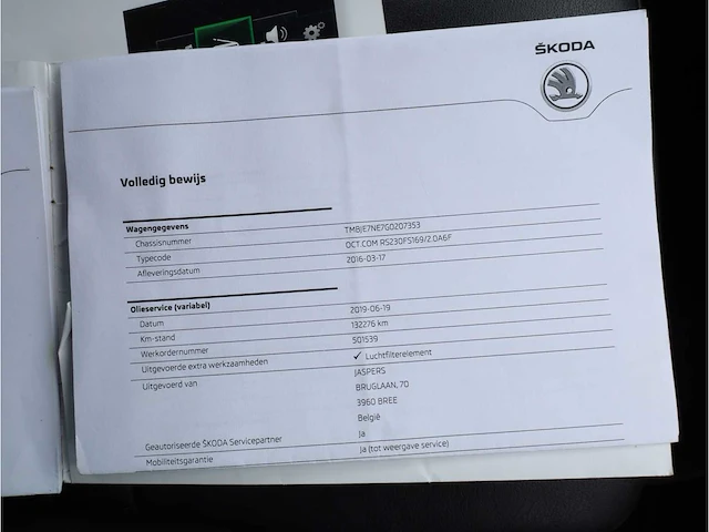 Skoda octavia combi rs 2.0 tsi 230pk automaat 2016 vol leer keyless memory canton dab 19inch, s-023-lh - afbeelding 27 van  40
