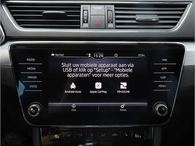 Skoda superb combi 1.4 tsi iv phev 218pk automaat 2021 stoelverwarming adaptive carplay navigatie dab led - afbeelding 13 van  28