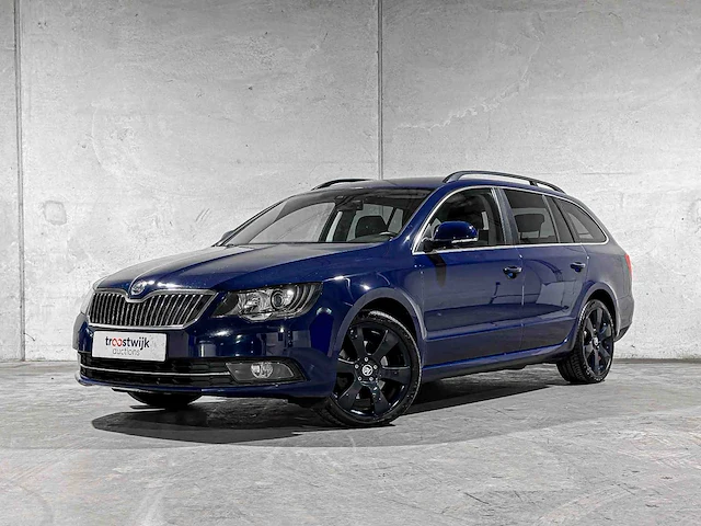 Skoda superb combi 2.0 tsi 200pk automaat sprint pro 200pk 2014, pk-349-k - afbeelding 1 van  46