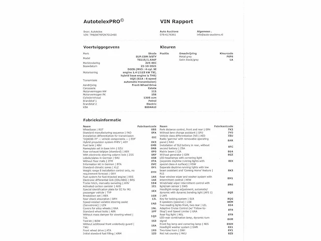 Skoda superb combi iv 1.4 tsi phev 218pk automaat 2021 - afbeelding 35 van  46
