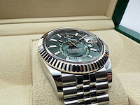Sky-dweller | 336934 | green dial | jubilee | 2025 | new - afbeelding 10 van  12