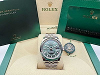 Sky-dweller | 336934 | green dial | jubilee | 2025 | new - afbeelding 4 van  12