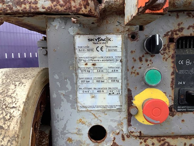 Skyjack - sj iii - 3219 hoogwerker - afbeelding 9 van  9