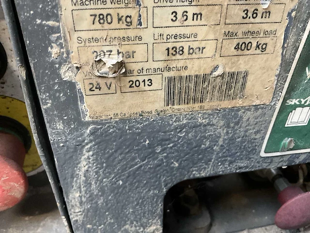 Skyjack - sj12 - hoogwerker - afbeelding 8 van  22