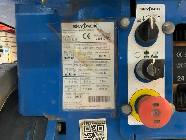 Skyjack sjiii3219 - hoogwerker, werkhoogte 7,8m, 278 uur - afbeelding 10 van  23