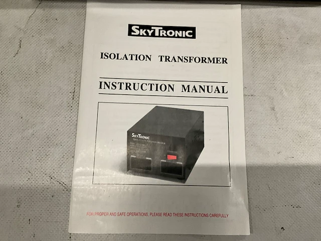 Skytronic it450 isolatie transformer 230v / 50hz (4x) - afbeelding 5 van  5