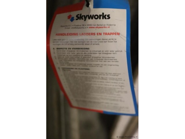 Skyworks kniebeugels t.b.v. ladder - afbeelding 3 van  4