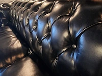 Slaapbank chesterfield, brighton, zwart - afbeelding 10 van  12