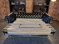 Slaapbank chesterfield, brighton, zwart - afbeelding 12 van  12