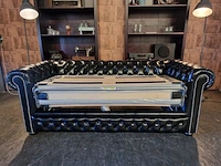 Slaapbank chesterfield, brighton, zwart - afbeelding 7 van  12
