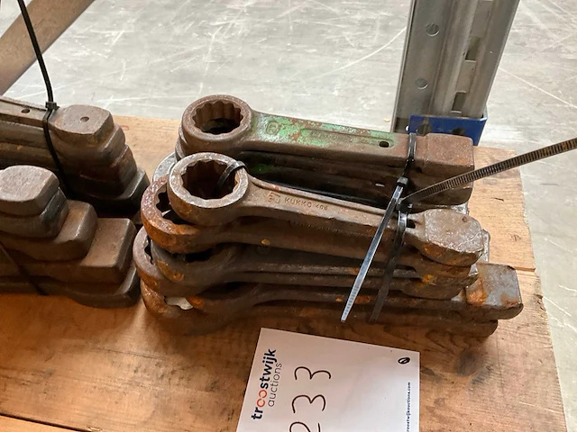 Slag steek- en ringsleutel (24x) - afbeelding 4 van  4