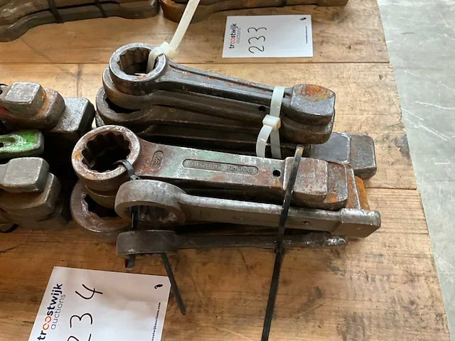 Slag steek- en ringsleutel (24x) - afbeelding 2 van  5