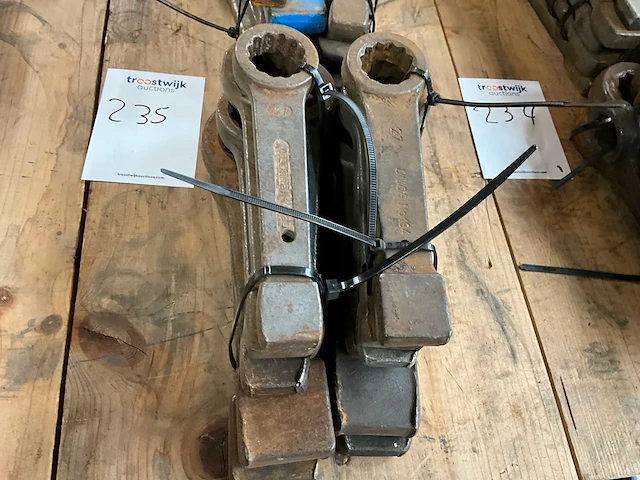 Slag steek- en ringsleutel (24x) - afbeelding 2 van  5