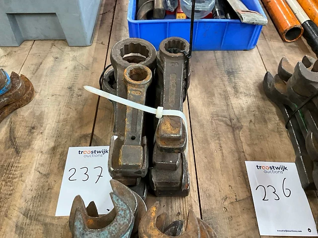 Slag steek- en ringsleutel (24x) - afbeelding 3 van  4