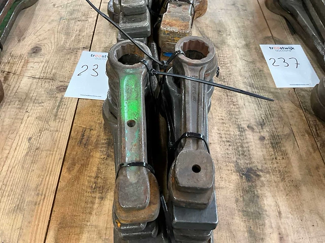 Slag steek- en ringsleutel (24x) - afbeelding 2 van  6